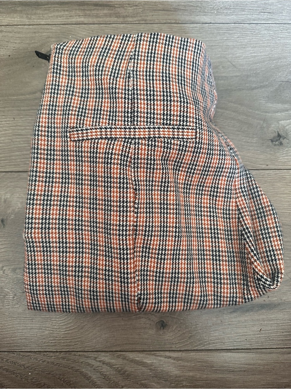a new day Houndstooth Ankle Pants in Rust, Black, Cream